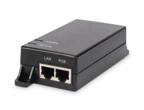 Zasilacz/Adapter PoE 802.3af aktywny max. 48V 15.4W 10/100/1000Mbps DN-95102-1