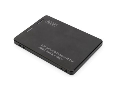 Adapter na dysk SATA HDD 2,5 M.2/mSATA 3,6 Gbit/s, zapis do 520 MB/s aluminiowa DA-71118