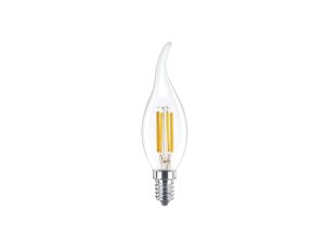 Żarówka LED E14 świeczka płomyk 6W 800lm 2700K COG