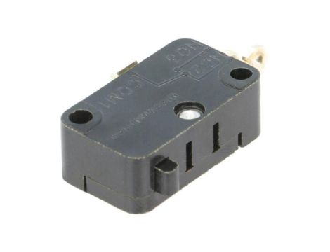 Mikroprzełącznik SNAP ACTION, z konfiguracją styków SPDT, 15A/250VAC, V3-19M