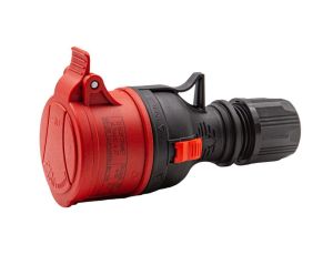 Gniazdo przenośne proste GPP 16/4 TYP B BLACK 921883