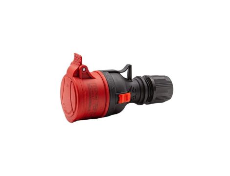 Gniazdo przenośne proste GPP 32/5 TYP B BLACK 921887