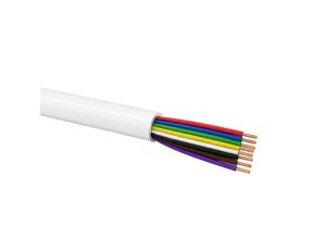 Przewód telekomunikacyjny alarmowy, domofonowy YTDY 8x0,5 LSOH B2ca 100m biały Q-LANTEC /100m/