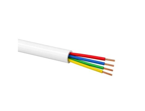 Przewód telekomunikacyjny alarmowy, domofonowy YTDY 4x0,5 LSOH B2ca 100m biały Q-LANTEC /100m/