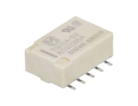 Przekaźnik elektromagnetyczny subminiaturowy, sygnałowy DPDT, max. 110V DC, max. 125V AC TQ2SA-5V