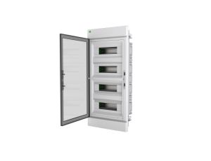 Rozdzielnica modułowa ELEGANT 4x12 PE+N podtynkowa dymny 2475-01