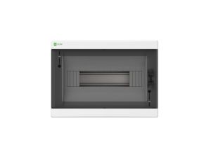 Rozdzielnica modułowa ELEGANT 1x12 PE+N podtynkowa IP40 PE+N drzwi dymny 2434-01