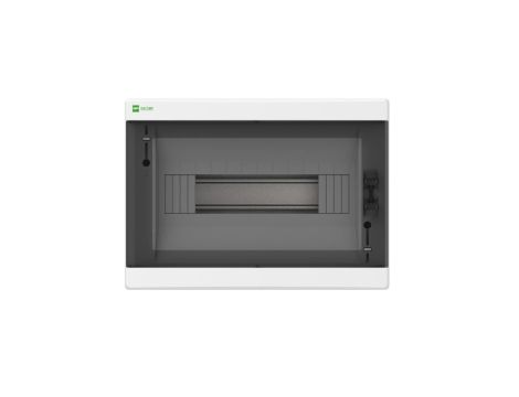 Rozdzielnica modułowa ELEGANT 1x12 PE+N podtynkowa IP40 PE+N drzwi dymny 2434-01