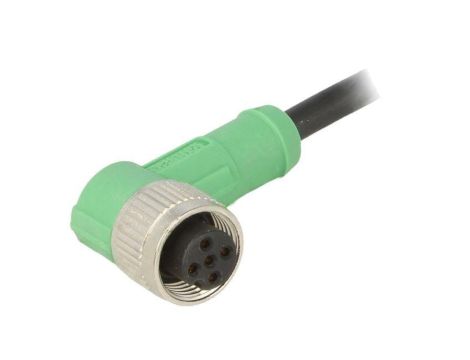 Kabel do czujników/automatyki PIN: 5 M12 żeński kątowe 3m SAC-5P-3,0-PVC/M12FR
