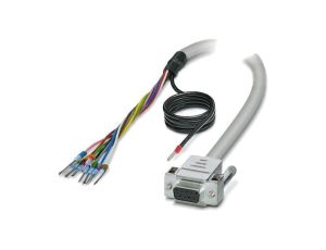 Kabel D-Sub 9pin gniazdo przewody PVC Dł: 2m szary Żyła Cu 2926043