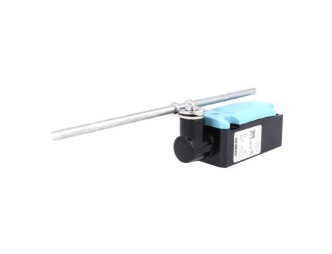 Wyłącznik krańcowy pręt regulowany aluminiowy z konfiguracją wyjścia NO + NC max. 10A max. 250V DC, max. 400V AC 3SE5112-0CH80