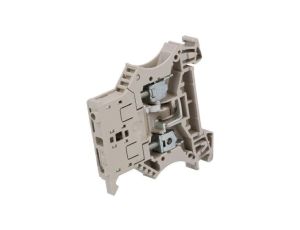 Złączka szynowa, 6,3A, 500V, zacisk śrubowy, beżowy, wemid, 6mm2 1011000000