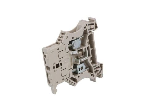 Złączka szynowa, 6,3A, 500V, zacisk śrubowy, beżowy, wemid, 6mm2 1011000000