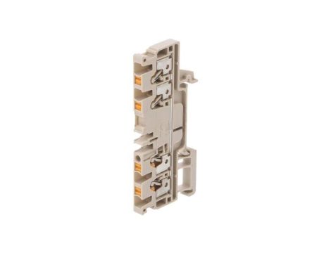 Złączka szynowa, 24A, zacisk sprężynowy, beżowy, wemid, 2,5mm2 1521690000