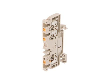 Złączka szynowa, 24A, zacisk sprężynowy, beżowy, wemid, 2,5mm2 1521740000