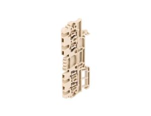 Złączka szynowa, 17,5A, zacisk sprężynowy, beżowy, wemid, 1,5mm2 1775580000