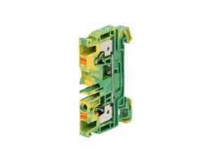 Złączka szynowa, zacisk sprężynowy, żółto-zielony, wemid, 4mm2 2051360000
