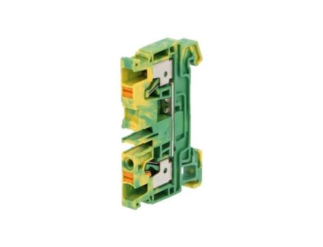 Złączka szynowa, zacisk sprężynowy, żółto-zielony, wemid, 4mm2 2051360000