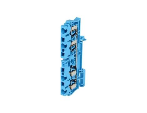 Złączka szynowa, 24A, zacisk sprężynowy, niebieski, wemid, 2,5mm2 1608580000