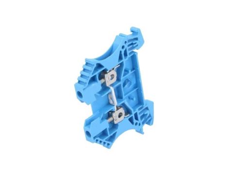 Złączka szynowa, 24A, 800V, zacisk śrubowy, niebieski, wemid, TS35 1020080000
