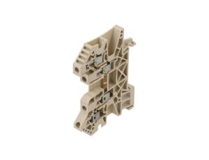 Złączka szynowa, 32A, 800V, zacisk śrubowy, beżowy, 4mm2, tory: 1 1905060000