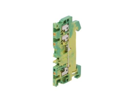 Złączka szynowa, zacisk sprężynowy, żółto-zielony, wemid, 1,5mm2 1552670000