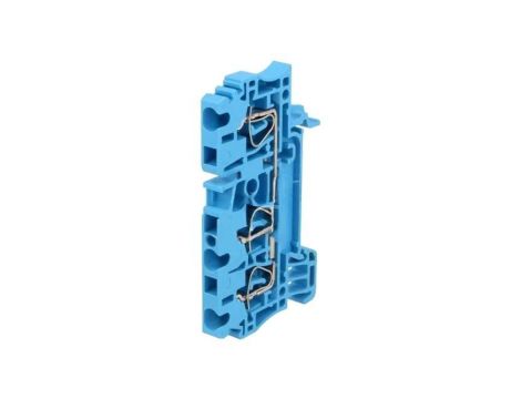 Złączka szynowa, 24A, zacisk sprężynowy, niebieski, wemid, 2,5mm2 1608550000
