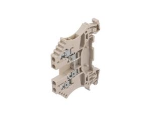 Złączka szynowa, 17,5A, 800V, zacisk śrubowy, beżowy, wemid, TS35 1031400000