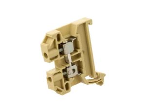 Złączka szynowa, 24A, 600V, zacisk śrubowy, beżowy, L: 44,5mm, TS35 0380460000