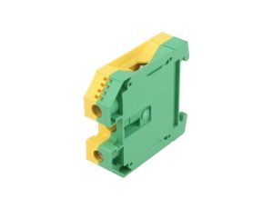 Złączka szynowa, 800V, zacisk śrubowy, żółto-zielony, wemid, 16mm 1010500000