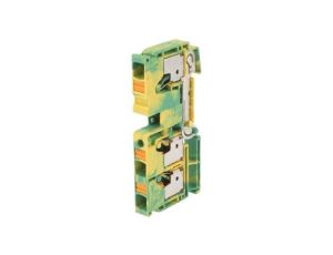 Złączka szynowa, zacisk sprężynowy, żółto-zielony, wemid, 10mm2 2490590000