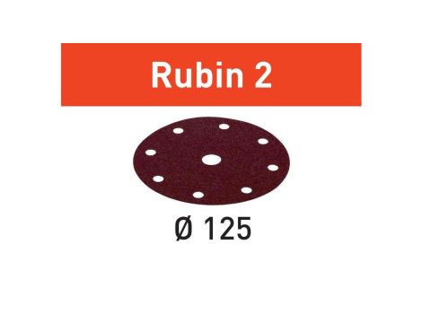Krążki ścierne RUBIN2 STF D125/8 P60 RU2/10
