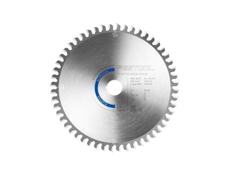 Tarcza pilarska aluminium/plastics HW 168*1.8*20 F/FA 52
