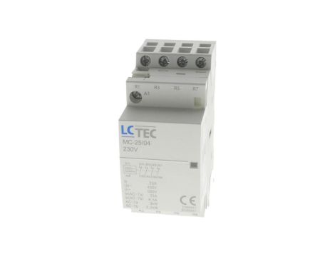 Stycznik modułowy 230V AC 25A 2M 4P 4R MC-25/04