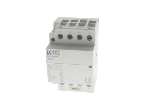 Stycznik modułowy 230V AC 40A 3M 4P 4R MC-40/04