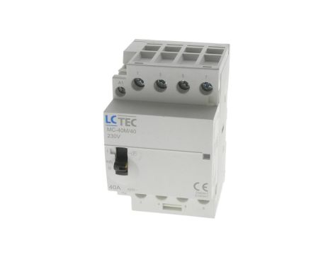 Stycznik modułowy z przełącznikiem 230V AC 40A 3M 4P 4Z MC-40M/40