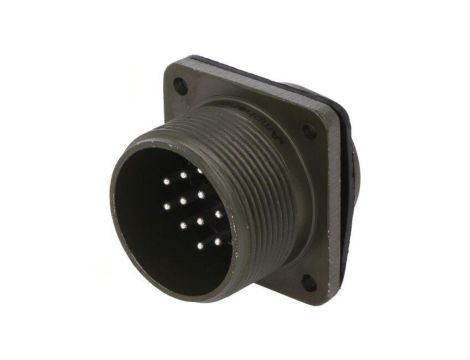 Złącze okrągłe gniazdo kołnierz (4 otwory) na panel -PIN 14 DS3102A 20-27P