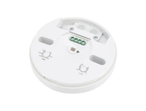 Czujnik ruchu automatyczny PIR, detektor natynkowy okrągły 1000W 230V 360st. o zasięgu działania do 8m biały BEMKO