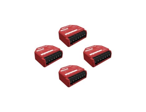 Shelly 1PM Gen3 4 szt. - przekaźnik do puszkowy z pomiarem energii WiFi/Bluetooth