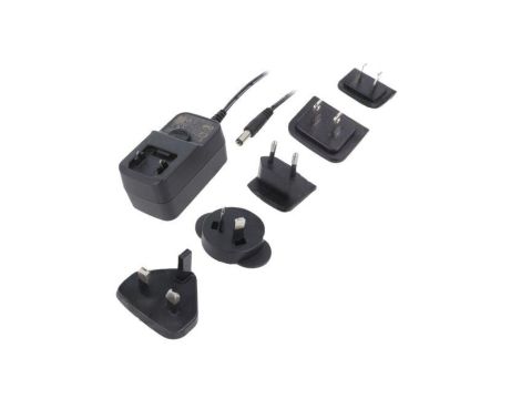 Zasilacz impulsowy, dogniazdkowy, sieciowy, wtykowy, 12W, max. 1A, 12V DC, VER12US120-JA