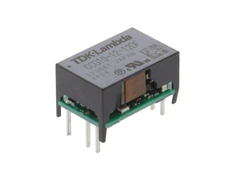 Przetwornica DC/DC, 10W, 0,42A, 0,42A, 4,5...18V DC, 12V DC, -12V DC, CCG10-12-12DF