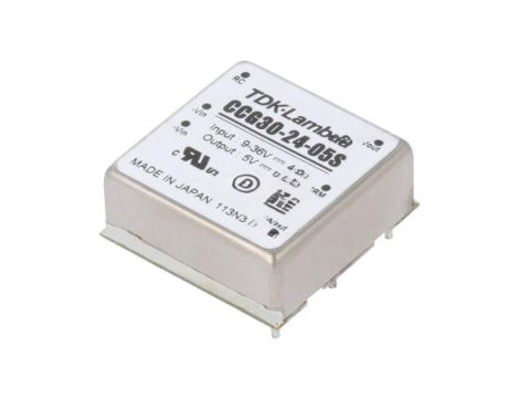 Przetwornica DC/DC, 30W, 6A, 9...36V DC, 5V DC, CCG30-24-05S