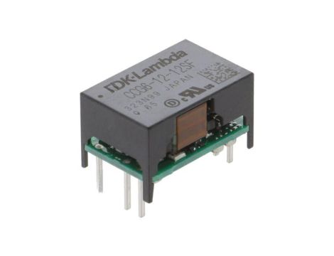 Przetwornica DC/DC, 6W, 0,5A, 4,5...18V DC, 12V DC, CCG6-12-12SF
