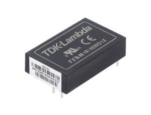 Przetwornica DC/DC, 15W, 0,5A, 0,5A, 18...75V DC, 15V DC, -15V DC, PXG-M15-48WD15