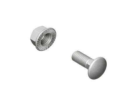 BAKS Śruba SGK M6x12 mm z łbem grzybkowym + nakrętka 100szt