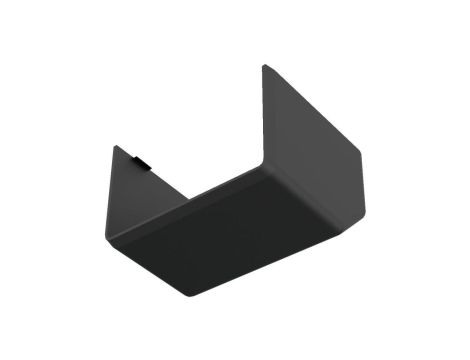 Końcówka listwy LH 60x40mm czarny KOPOS