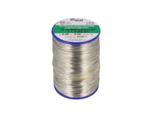 Cyna bezołowiowe, Sn99Cu0,7Ag0,3, 560um, 500g, szpula, 216...227C SN99CU07AG03-1.1.3/0.56MM 500G
