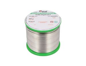Cyna bezołowiowe, Sn96,5Ag3Cu0,5, 1,5mm, 500g, szpula, 217...220C SN96,5AG3CU0,5-1.1.3 Q 1.50MM 500G