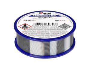 Cyna ołowiowe, Sn63Pb37, 0,56mm, 100g, szpula, 183C, 2,5 SN63PB37-WS212/2.5 Q 0.56 100 G