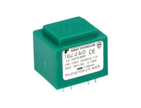 Transformator zalewany 2,5VA 139mA 230VAC 18V 16018-9987